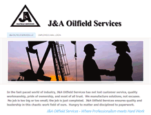 Tablet Screenshot of jaoilfieldservices.com